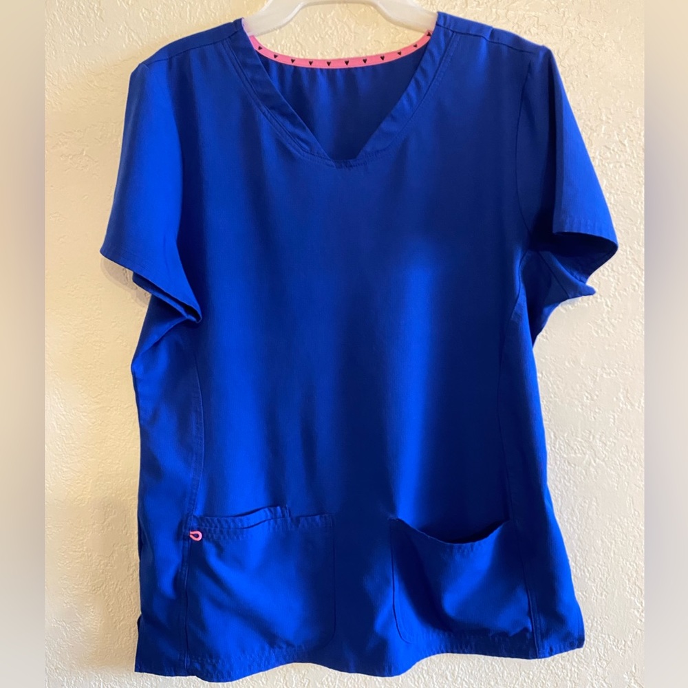 HeartSoul Royal Blue Scrubs- 2 Piece Set